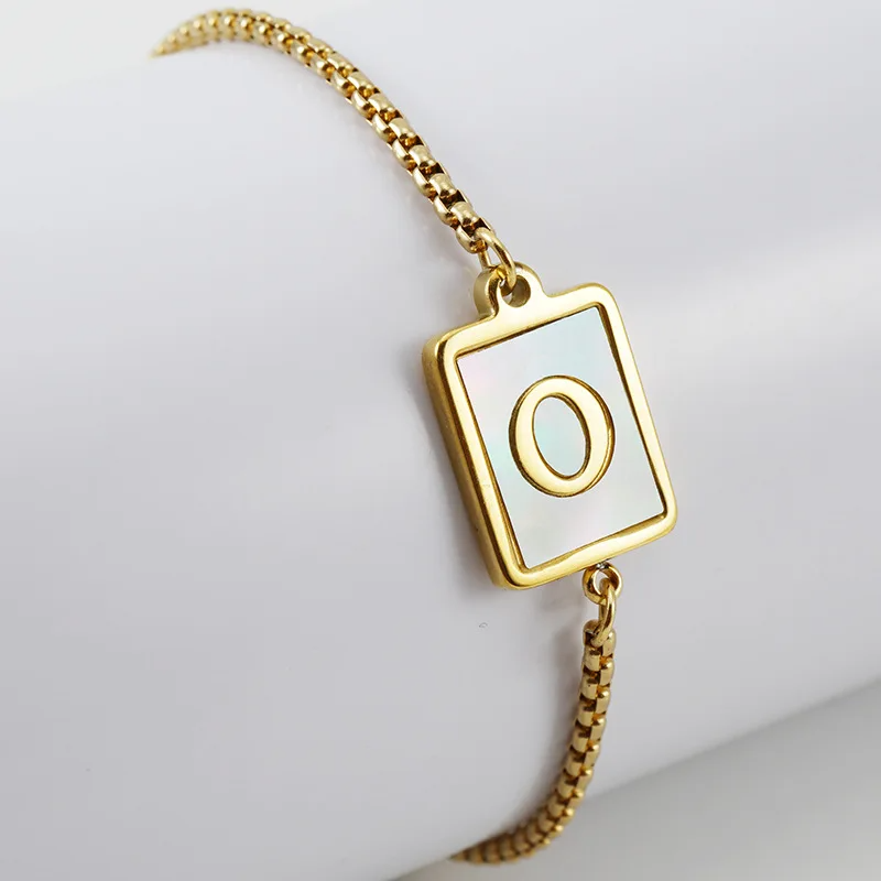 Signature Initial Chain Bracelet