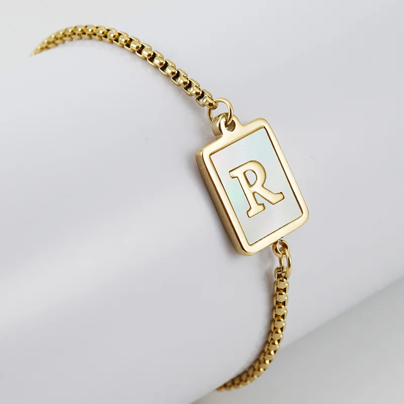 Signature Initial Chain Bracelet