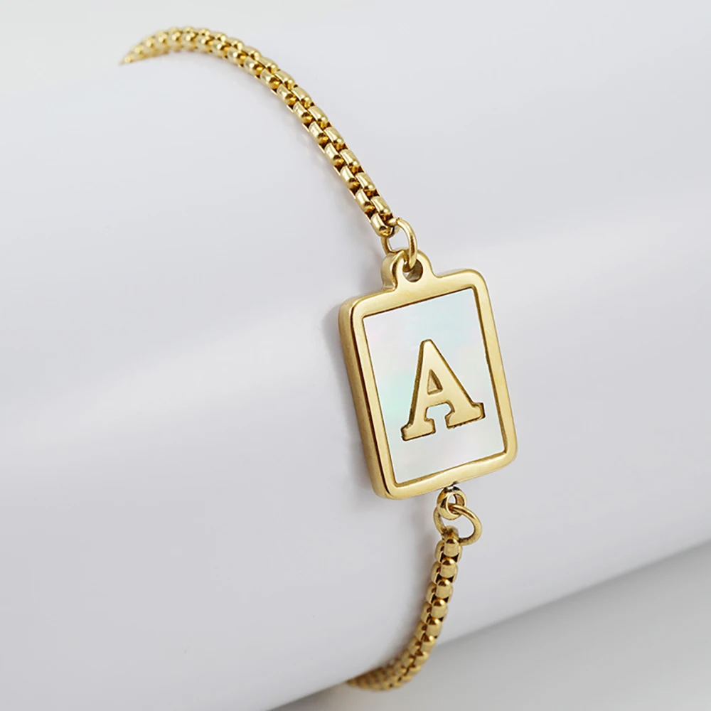 Signature Initial Chain Bracelet