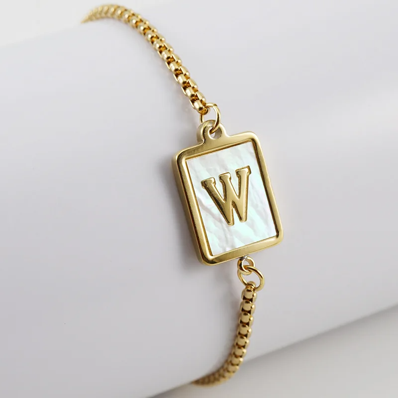 Signature Initial Chain Bracelet