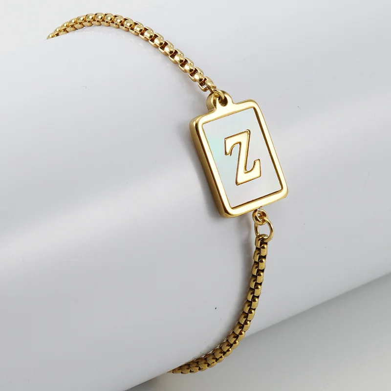 Signature Initial Chain Bracelet