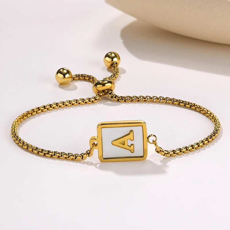 Signature Initial Chain Bracelet