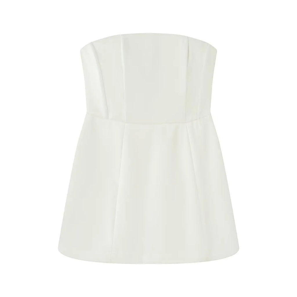 Emperio Millian Slim Suit Top & Long Lace Skirt