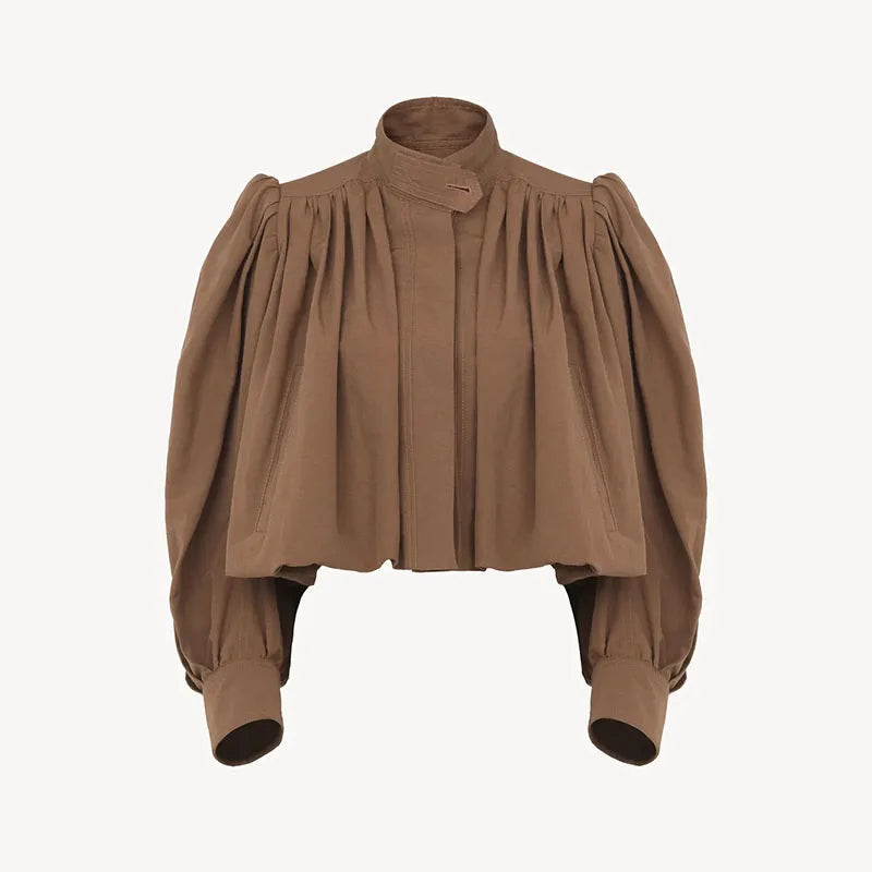 Emperio Millian Loose Puff Sleeve Coat