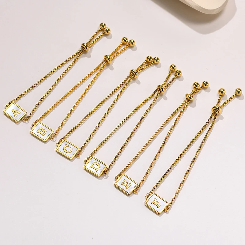 Signature Initial Chain Bracelet