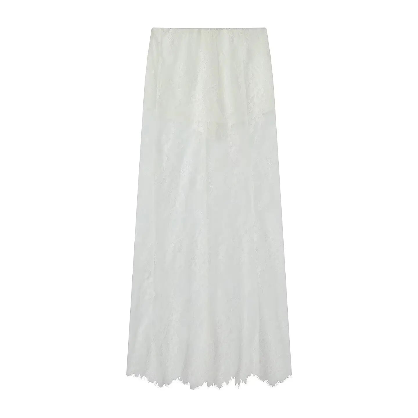 Emperio Millian Slim Suit Top & Long Lace Skirt