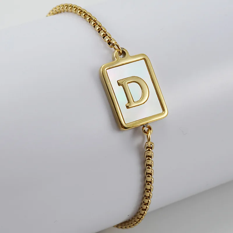Signature Initial Chain Bracelet