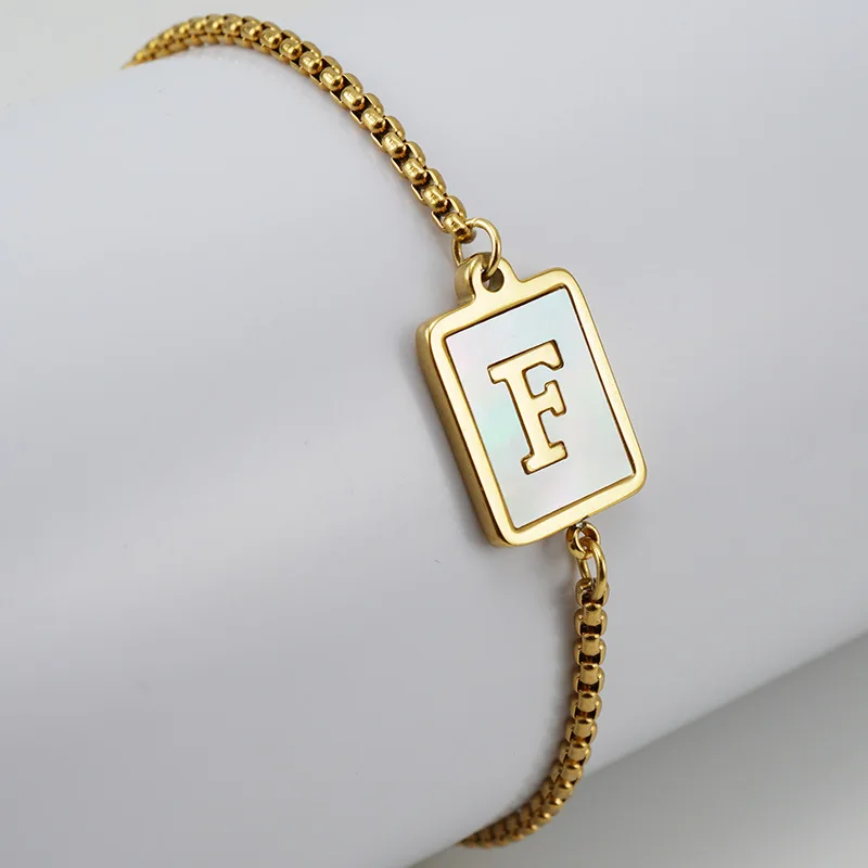 Signature Initial Chain Bracelet