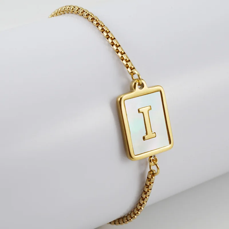 Signature Initial Chain Bracelet