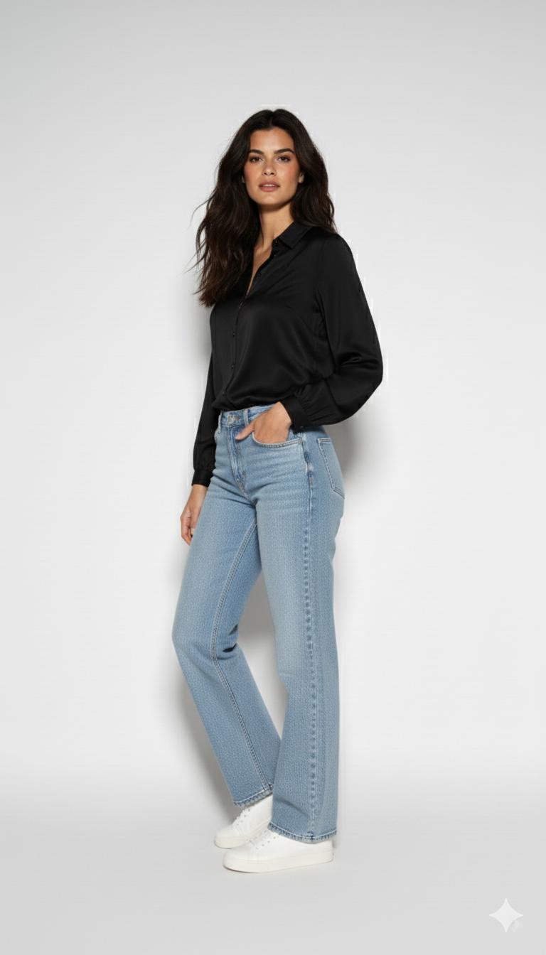 Classic Loose-Fit Denim