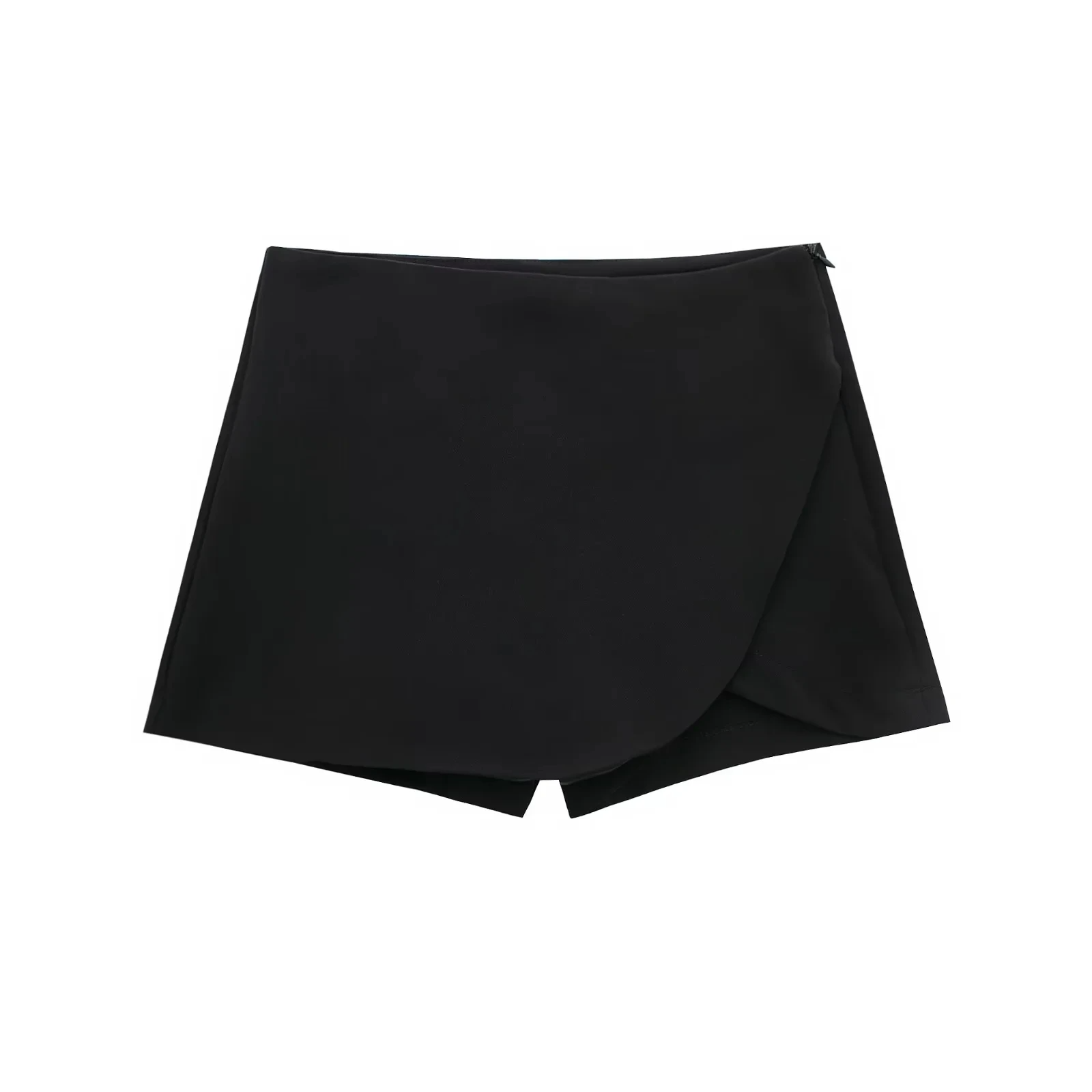 High-Waist Asymmetric Skort