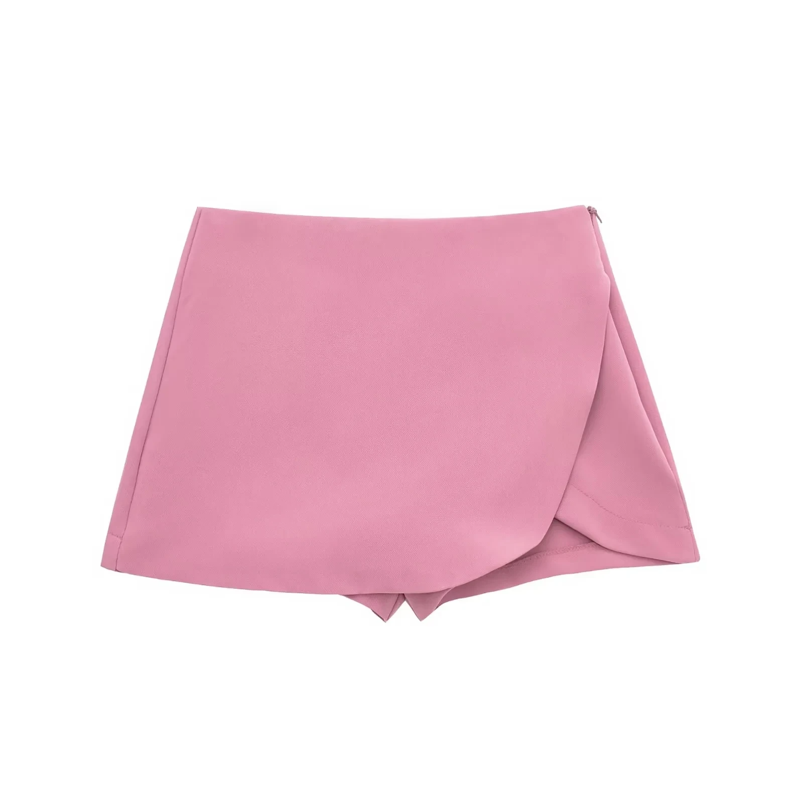 High-Waist Asymmetric Skort